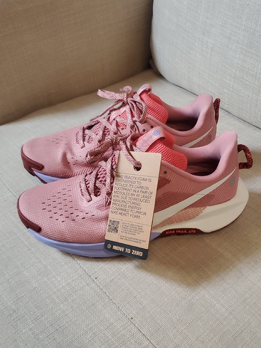 Nike Women’s Trail Running Sneakers - Pink Size 7